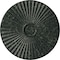 Ekena Millwork Shakuras Ceiling Medallion (For Canopies up to 5 1/2"), 29 1/2"OD x 2"P, Painted Turtle Crackle CM30SHPTC - alternate 1